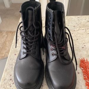 Dr Martens Black Combat Boots